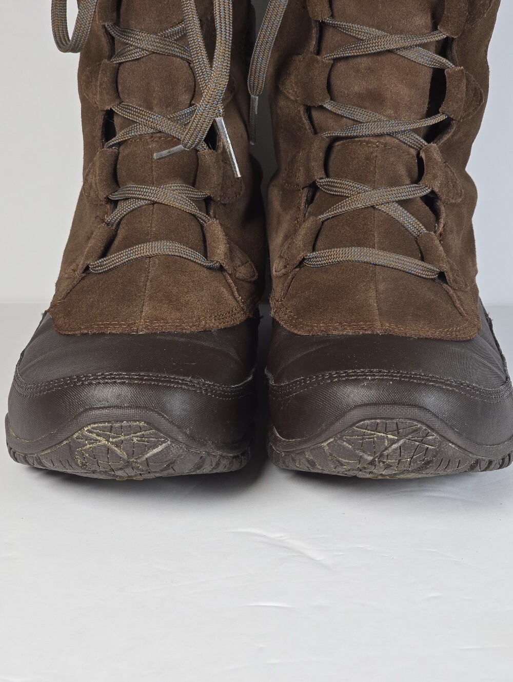 The North Face Women's Nupyse Purna Brown Faux Fur Trim LaceUp Winter Booots 8.5 - Picture 4 of 15